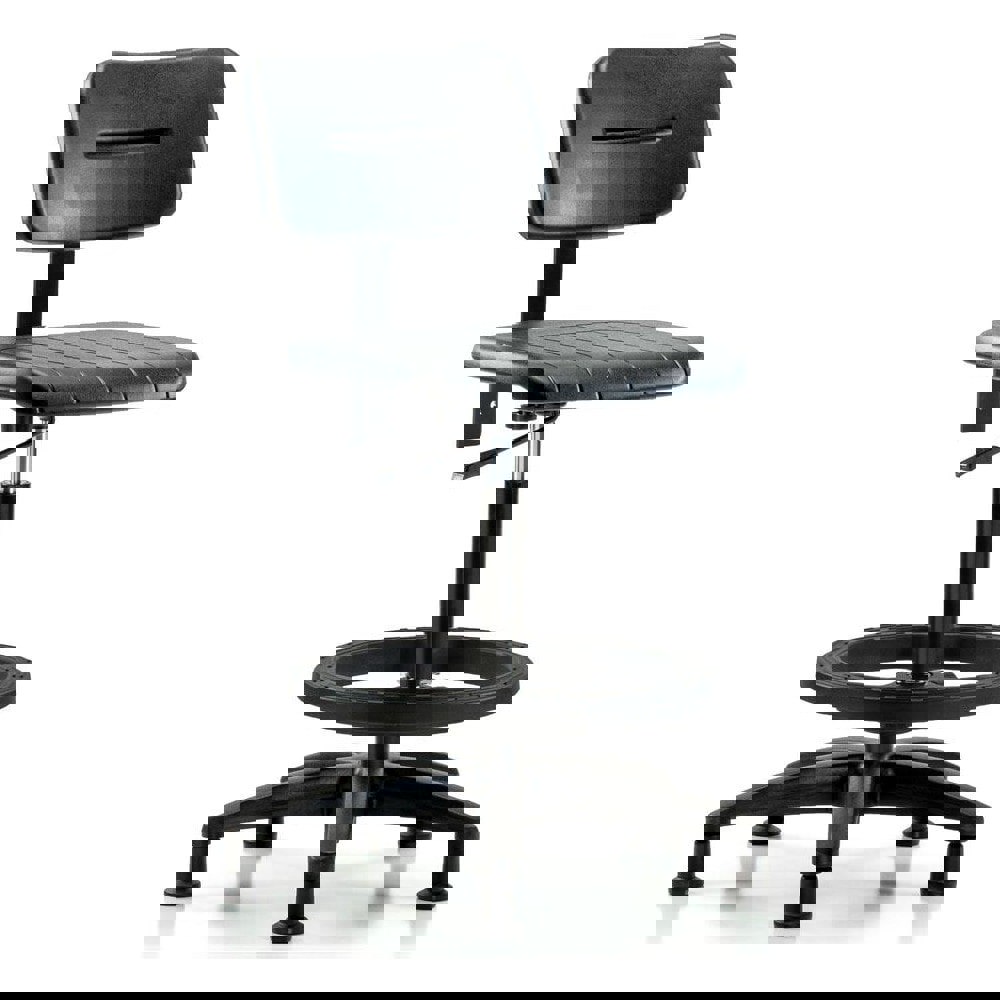 Task Chair: Polyurethane, Black